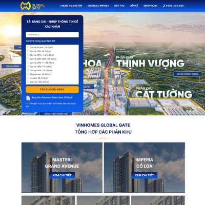 Mau Landing Du An Vinhomes Co Loa Dong Anh